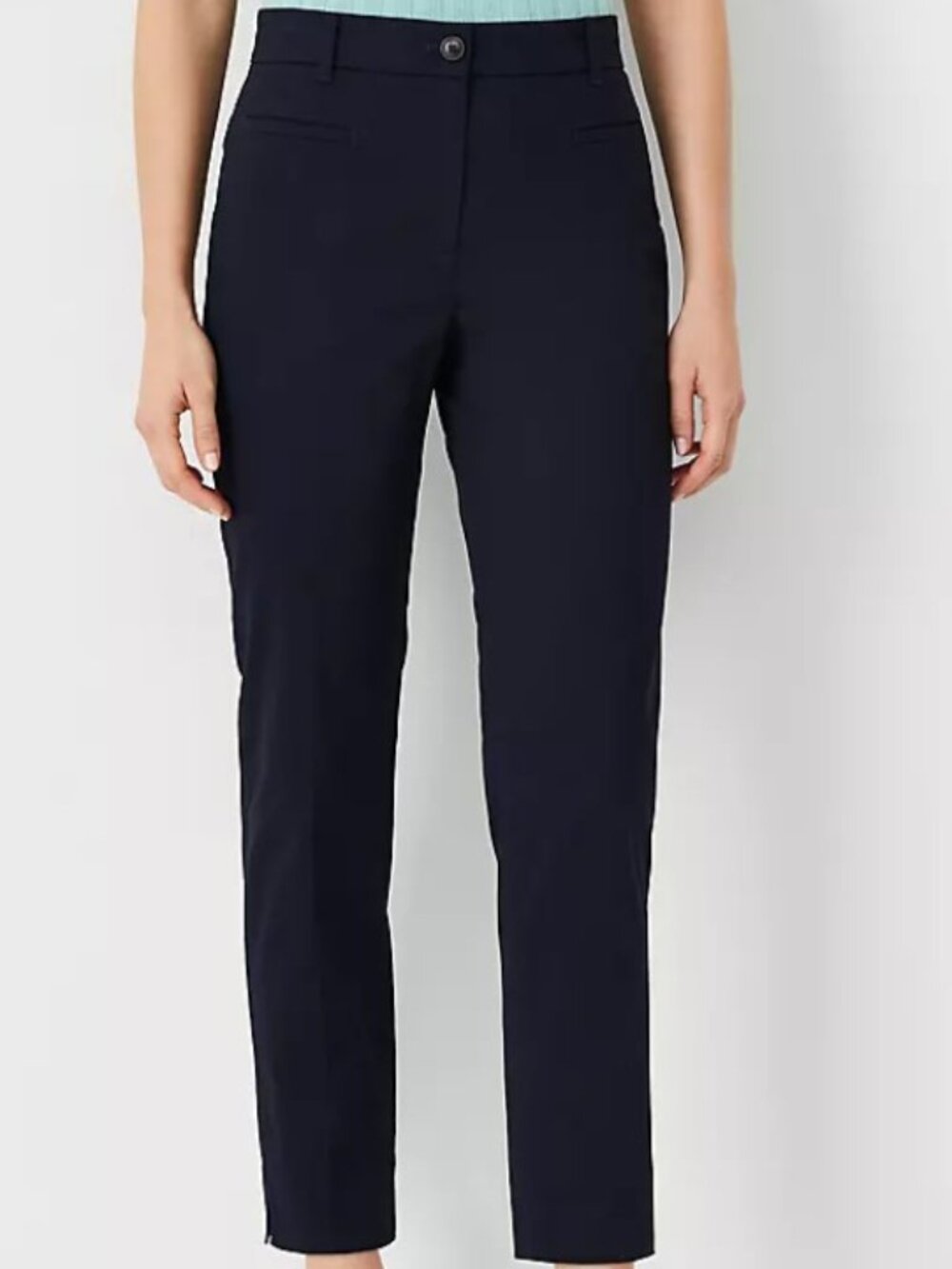 Ann Taylor The Petite Cotton Crop Pant